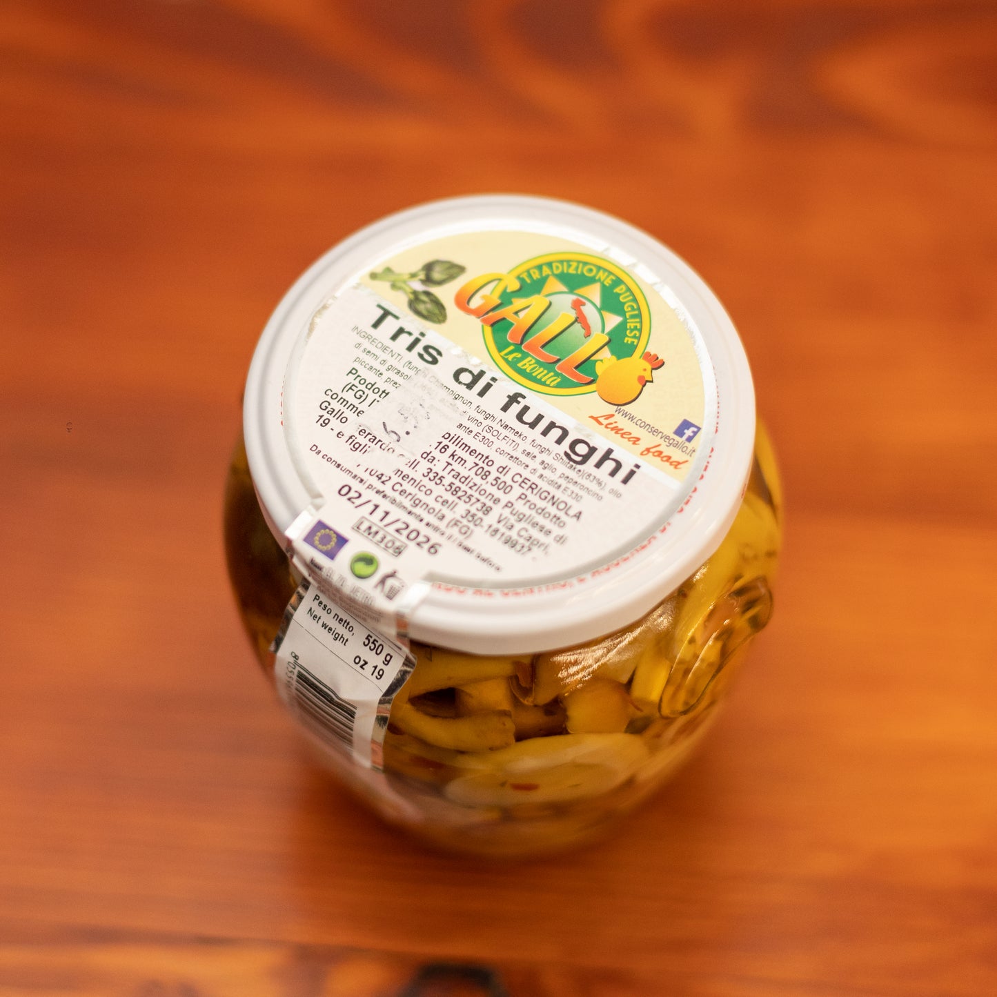 MUSHROOM TRIO 550 g