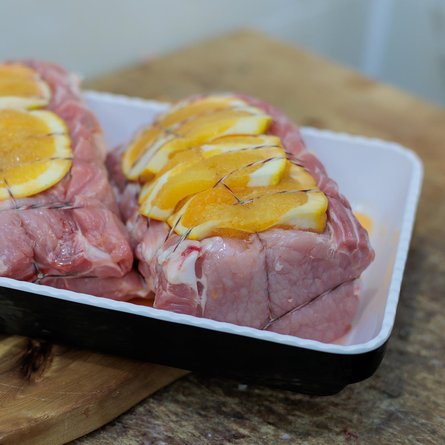 PORK RIST WITH CITRUS FRUIT
