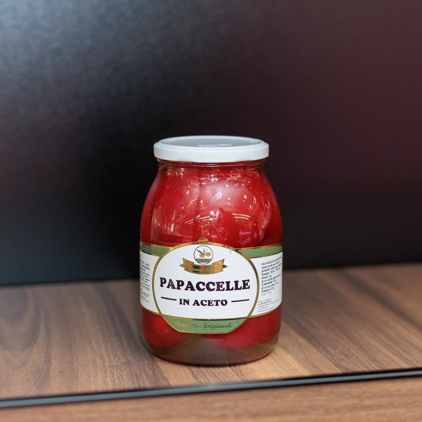 PAPACELLE IN VINEGAR 550 g net